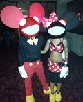 Mickey and Minnie Deadmau5 Costume