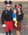 Mickey, Minnie and Donald Duck Costume