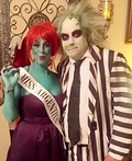 Beetlejuice And Miss Argentina Couple Costume 