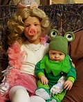 Miss Piggy and Kermit the Frog Costume
