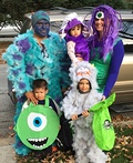 Monsters Inc Characters Family Costume - Photo 3/4