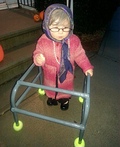 Old Lady Button Costume