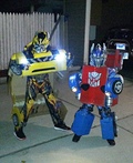 Optimus Prime and Bumblebee Costume