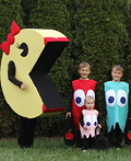 Pac-Man Family Costume | No-Sew DIY Costumes