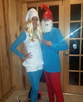 The Smurfs Couple Costume