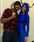 Paul Bunyan with Babe the Blue Ox Costume