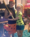 Pebbles and Bam Bam Costume