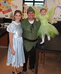 Peter Pan, Wendy, and Tinkerbell Costume
