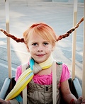Pippi Longstocking in Hot Air Balloon Costume