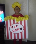 Homemade Popcorn Costume Idea | Last Minute Costume Ideas