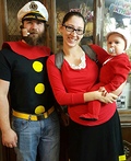 Popeye and Family Costume