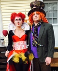 Queen of Hearts and the Mad Hatter Costume