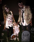 Scary Zombie Family Costume