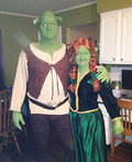 Homemade Fiona and Shrek Costume - Photo 3/4