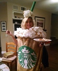 Starbucks Venti Iced Caramel Latte Costume