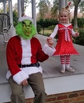 Grinch and Cindy Lou Who Couple Costume