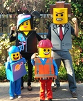 Homemade Lego Family Costume