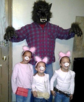 Three Little Pigs and Big Bad Wolf Costume