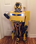 Transforming Bumblebee Transformer Costume