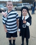 Wednesday and Pugsley Addams Costume