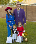 Willy Wonka And The Chocolate Factory Family Costume | DIY Tutorial