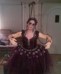 Wooden Marionette Puppet Costume