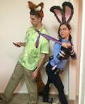 Zootopia Nick and Judy Hopps Costume