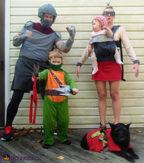 Teenage Mutant Ninja Family Costume