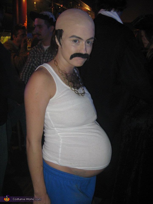 Carl from Aqua Teen Hunger Force Pregnant Halloween Costume Ideas