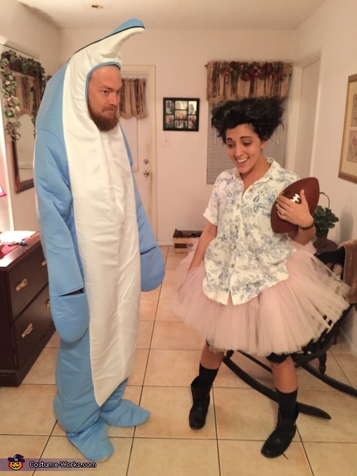 Ace Ventura and Snowflake the Dolphin Costume