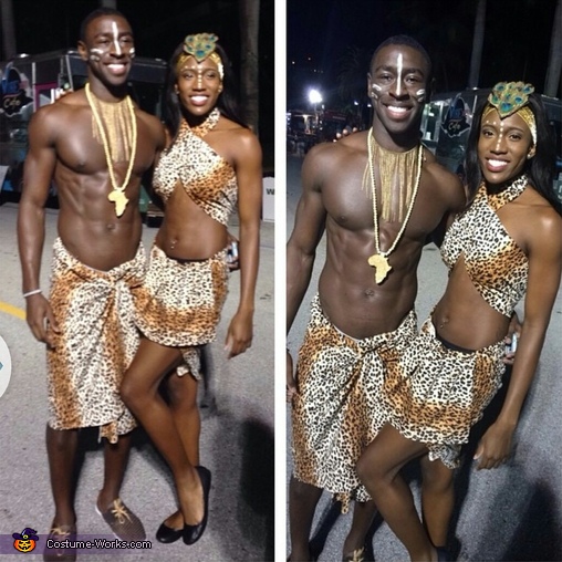 African King and Queen Costume