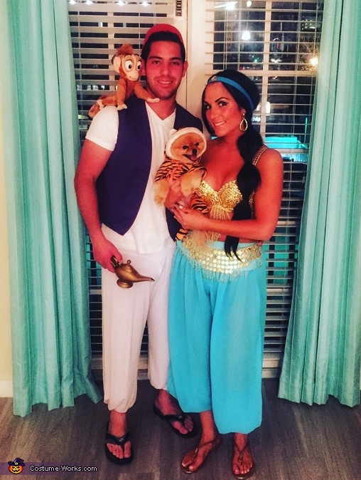 Aladdin and Jasmine Couple Costume