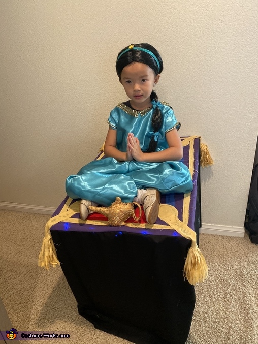 Aladdin and Jasmine with Magic Carpet Costume | Mind Blowing DIY ...