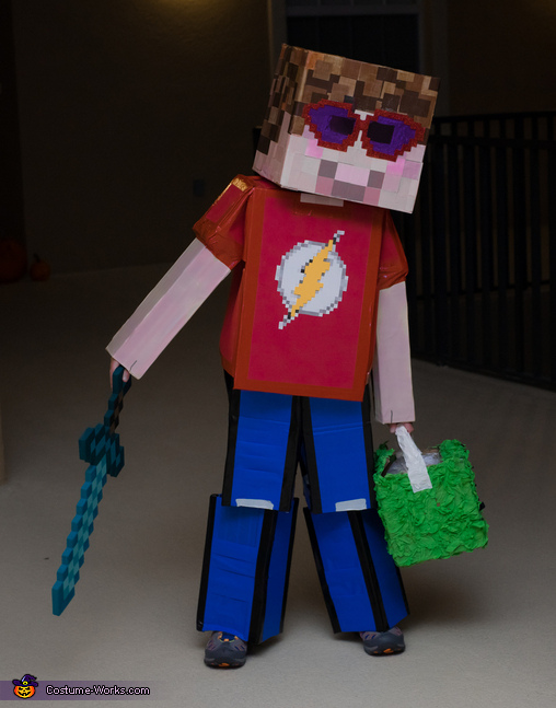 Alex in Minecraft Costume