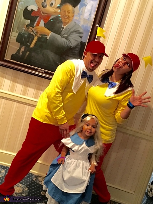 Alice and the Tweedles Costume