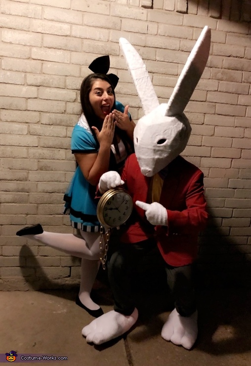 Alice and The White Rabbit Costume