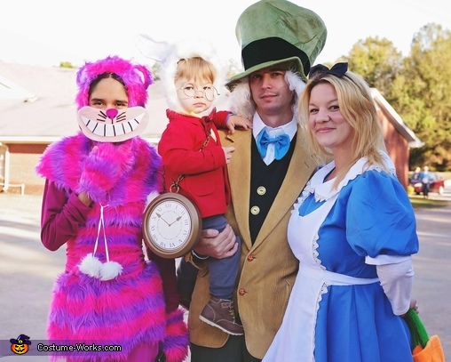 Alice in outlet wonderland couples costume