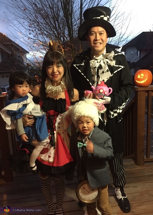 Alice in Wonderland Family Costume