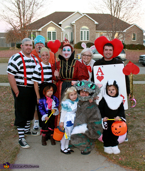 Alice In Wonderland Family Costumes Coolest Diy - Diy Alice In Wonderland Costume Ideas