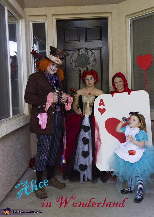 Alice in Wonderland Family Halloween Costume | Unique DIY Costumes