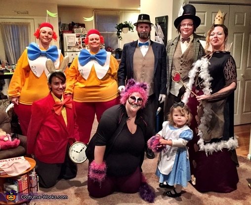 Alice in Wonderland Group Halloween Costume