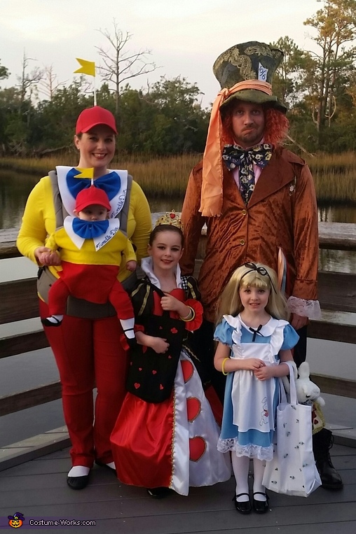 Alice in Wonderland and Friends Family Costume | DIY Costumes Under $25
