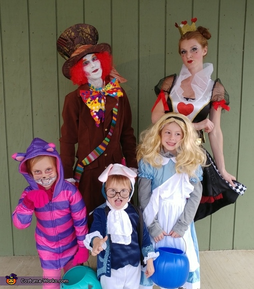 Alice in Wonderland Family Themed Costume | Original DIY Costumes