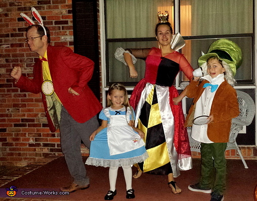 Original Alice in Wonderland Family Costume | No-Sew DIY Costumes ...