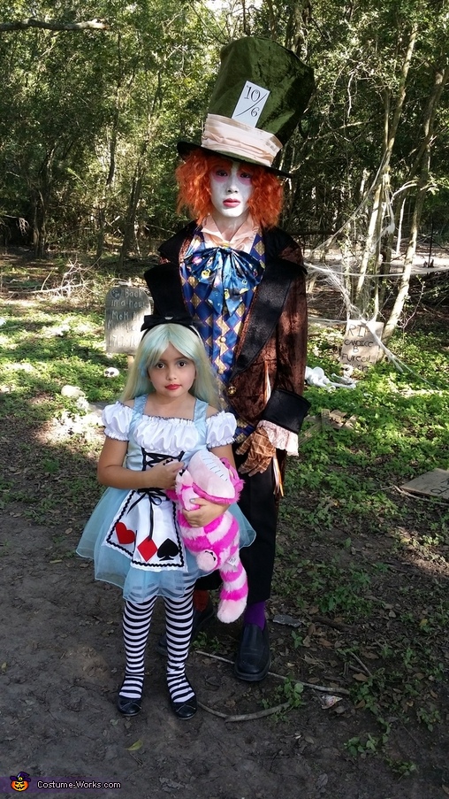 Alice in Wonderland & Mad Hatter Halloween Costumes | Creative DIY ...