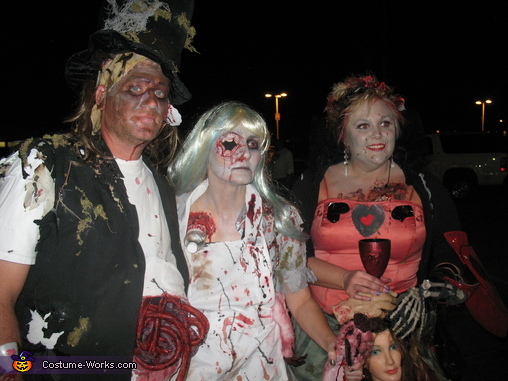 Alice in Wonderland Zombies Group Costume