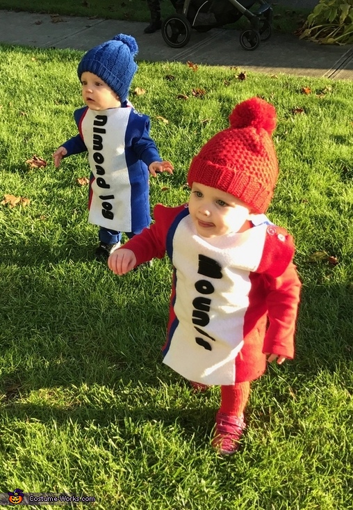 Almond Joy and Mounds Candy Bars Costume