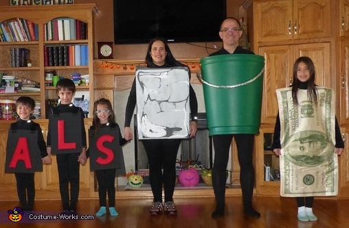 ALS Ice Bucket Challenge Family Costume