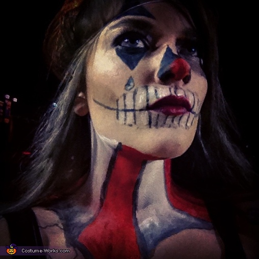 American Horror Story Scary Skull Clown Costume