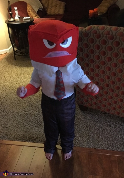 Anger from Inside Out Costume
